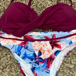 Cup she swim suit pair